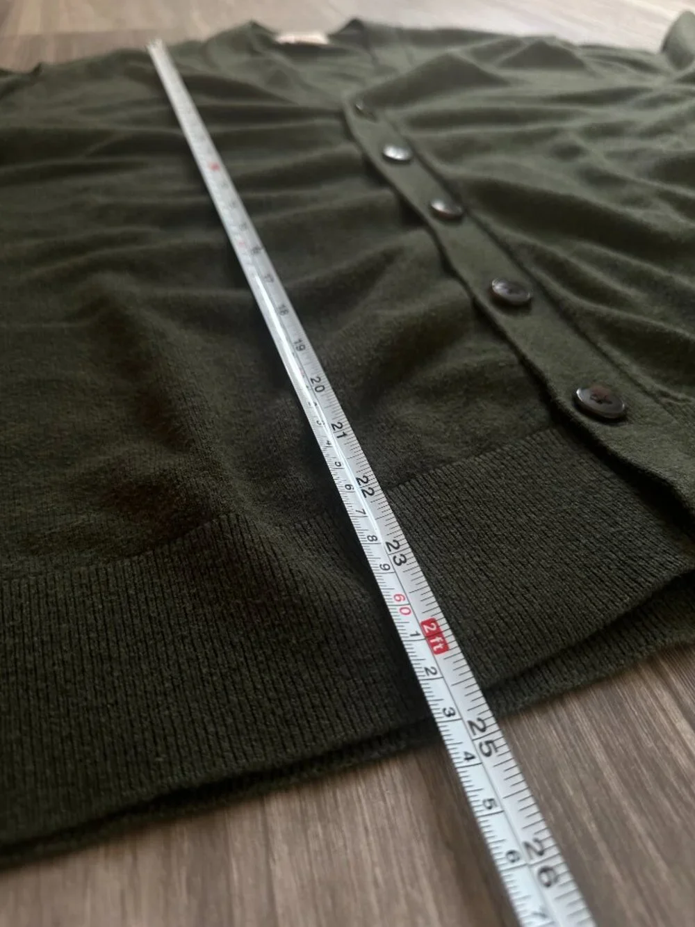 St. John's Bay Women's Olive Green Cardigan XL